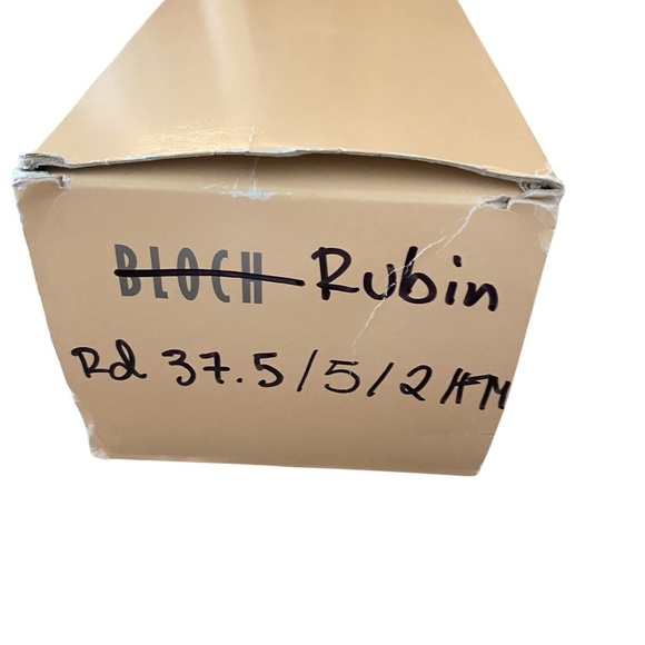 Russian pointe , Rubin Pointe Shoes sz 37.5 / 7.5 in pink - Picture 3 of 9